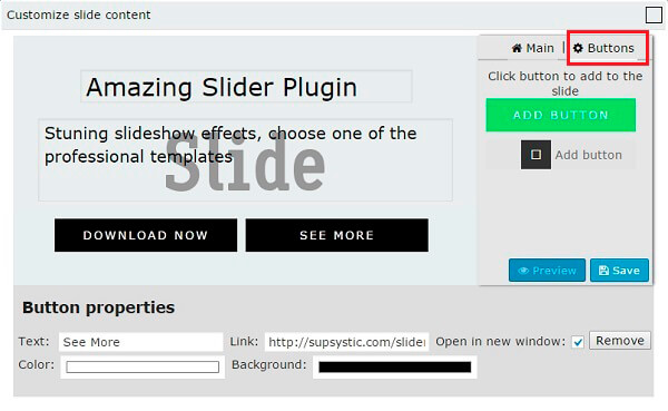 HTML slider with images and HTML content. WordPress Slider plugin