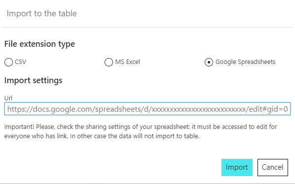 Data Tables Generator plugin Import Google Spreadshhets Data Tables Generator plugin Import Google Spreadshhets