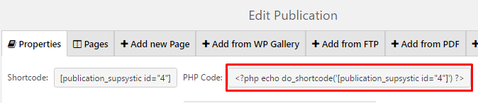Digital Publications PHP code Digital Publications PHP code
