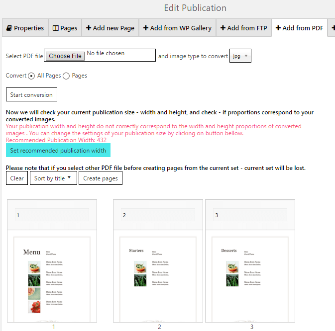Width PDF Pages Width PDF Pages