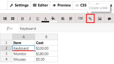 How to Create Pop Up on Click Inside Data Table?