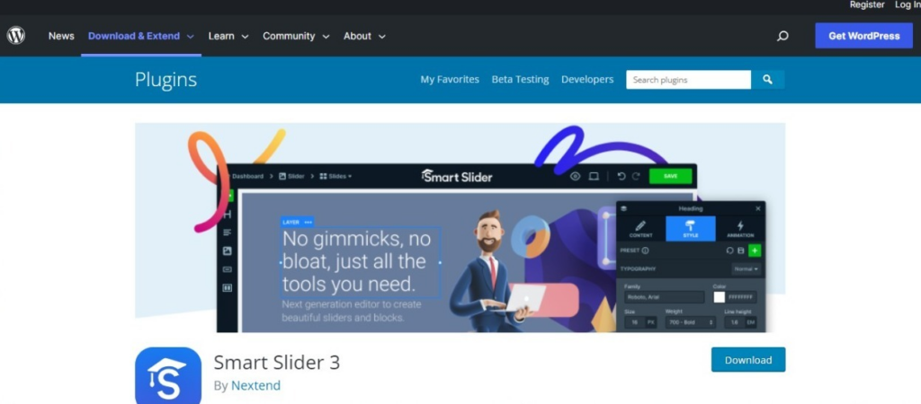Smart Slider Plugin