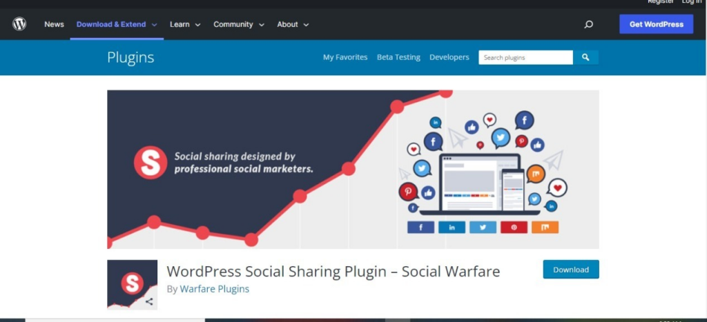 Social Warfare Plugin