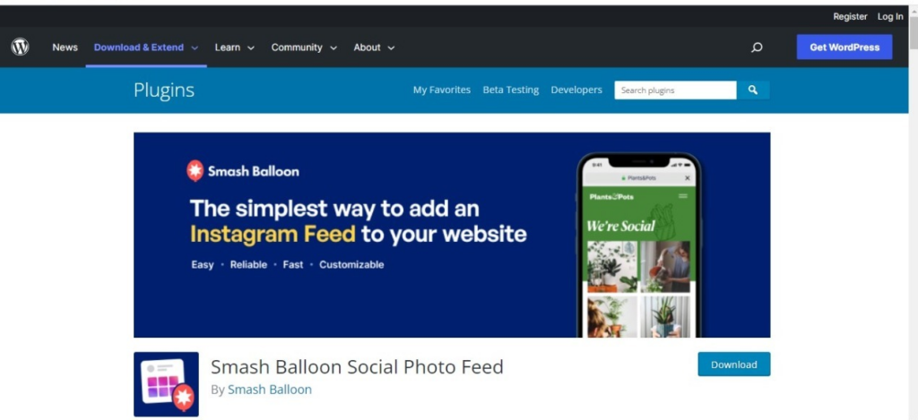 Instagram Feed Plugin