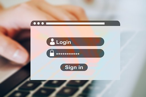 Registration, Log In, Keyboard, Hand